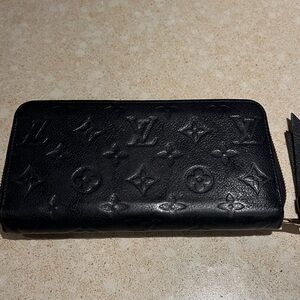 Louis Vuitton Monogram Empreinte Zippy Wallet
